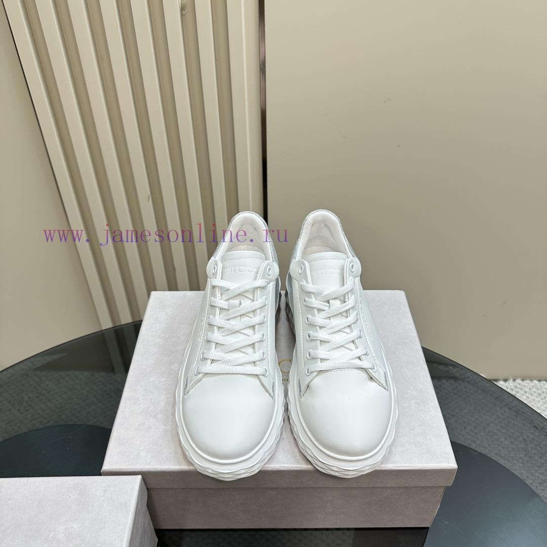 JIMMY CHOO Original Large Bottom Casual White Shoes Designed With The Latest Technology Strong xrw4vt9i - Image 3