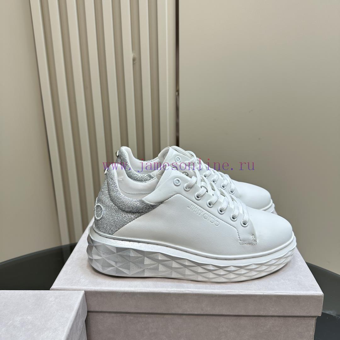 JIMMY CHOO Original Large Bottom Casual White Shoes Designed With The Latest Technology Strong xrw4vt9i - Image 4