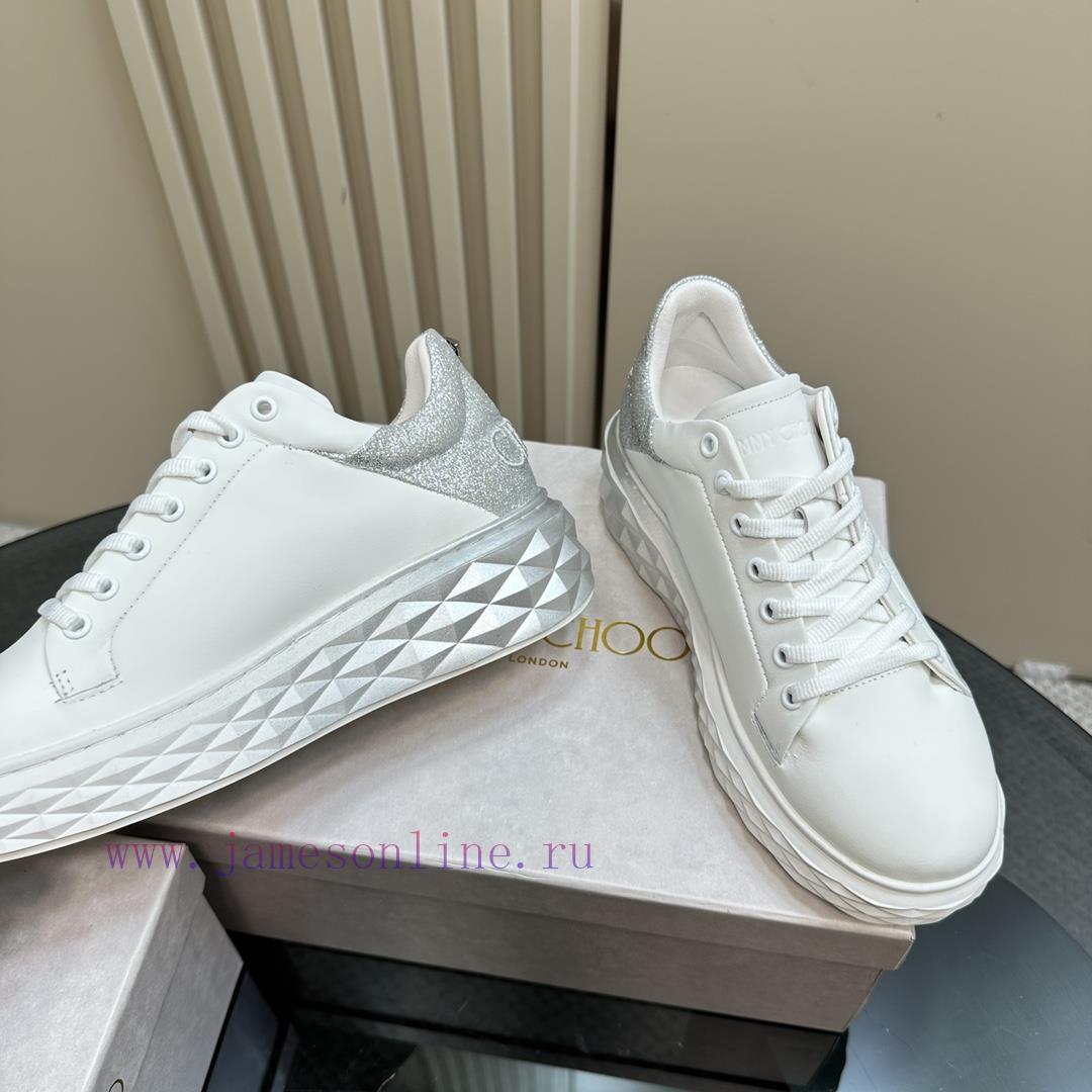 JIMMY CHOO Original Large Bottom Casual White Shoes Designed With The Latest Technology Strong xrw4vt9i - Image 5
