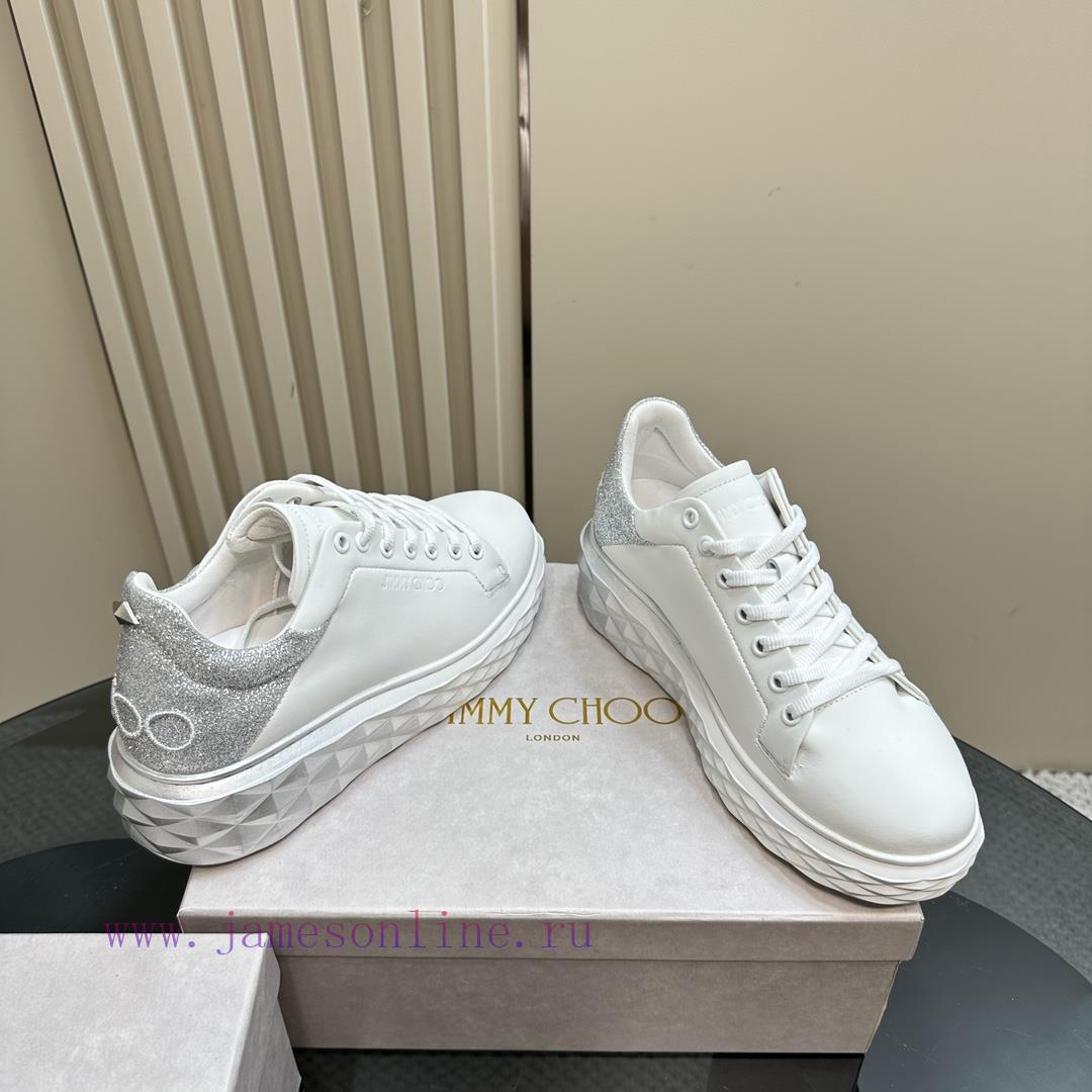 JIMMY CHOO Original Large Bottom Casual White Shoes Designed With The Latest Technology Strong xrw4vt9i - Image 6