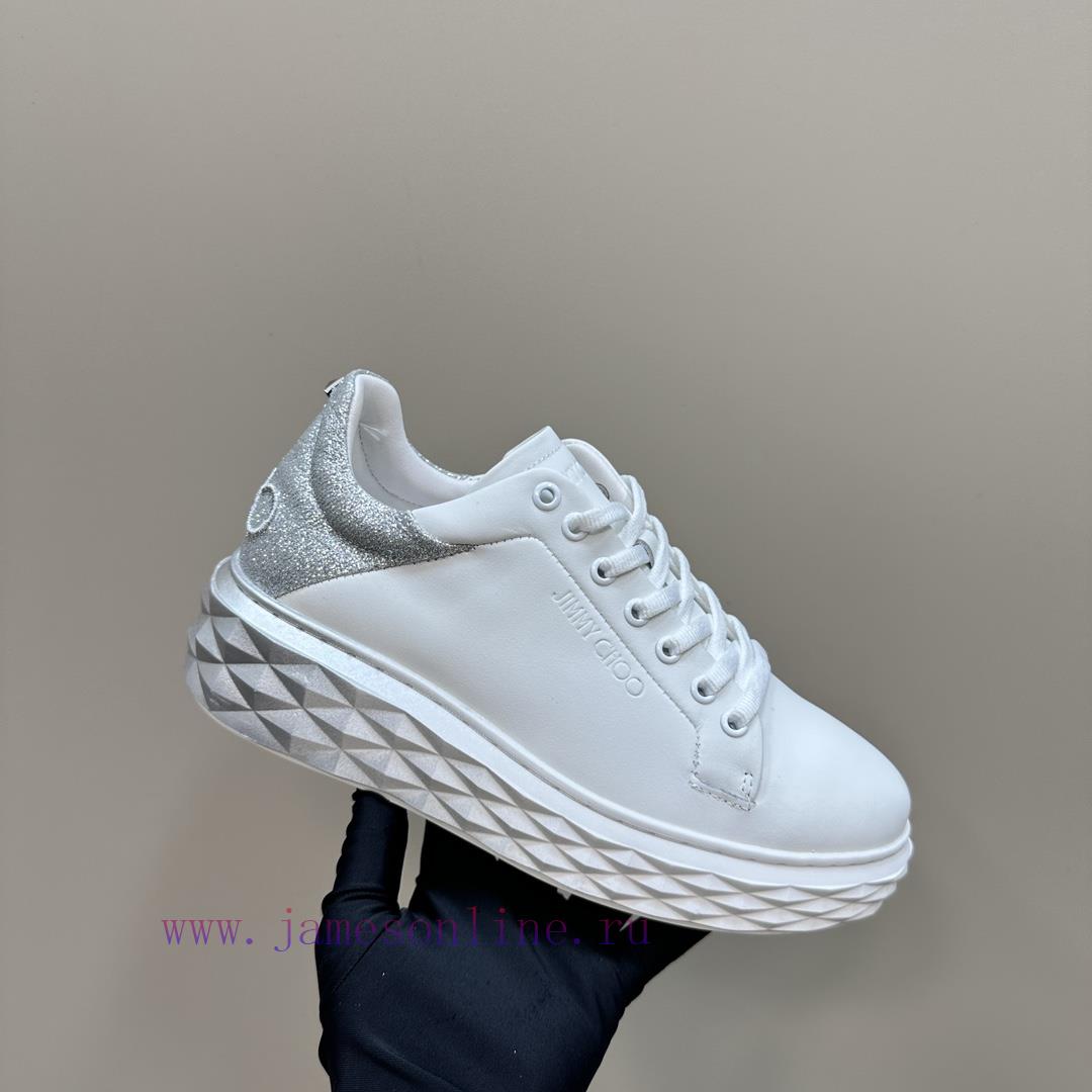 JIMMY CHOO Original Large Bottom Casual White Shoes Designed With The Latest Technology Strong xrw4vt9i - Image 7