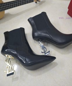 Saint Laurent High-heeled YSL Boots With 2024 Early Autumn Synchronization YSL Decoration Class 1a8uka67