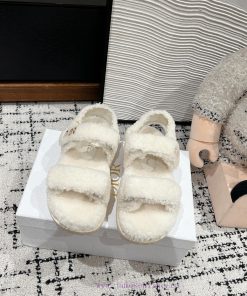 Top Qualitydior Fw24 New Arrival～Dior 2024 Autumn/Winter New Wool SlippersThe Fur Is Integrated ggph4vqv