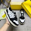 FENDI MatcHermes Sneakers With Black Cowhide Material Adorned With White And Black Cowhide Deta ijmxg1ra