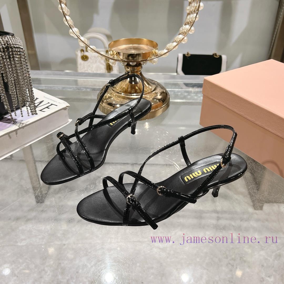 MiuMiuMiu Miu/25ss Spring/Summer Fashion Show New Cat And High Heel SandalsThe Runway Style App n7irym85 - Image 4