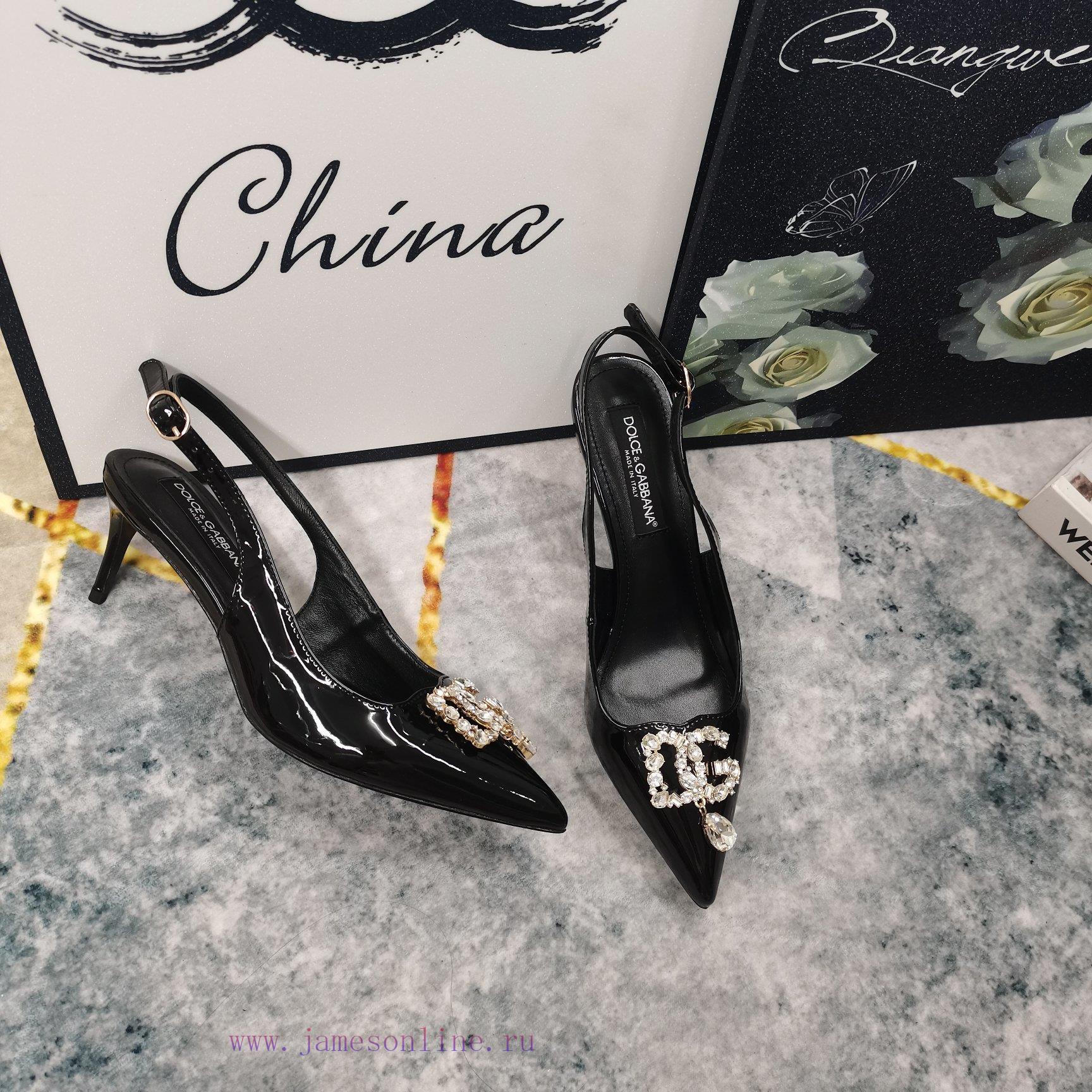 New Top DG2024 New DG Rhinestone Buckle Toe Back Empty SandalsSexy High Heels 10.5cm And Comfor r8sitwfg - Image 6