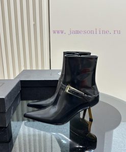 Saint Lauren YSL Saint LaurentSide Zipper Short Boot VersionThe Latest Autumn And Winter 2024 V 9i6lmug1