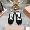 MiuMiu 25 Spring/Summer New Style Design Comfortable Splicing Mesh White Shoes Comfortable Brea nuv1vc7l