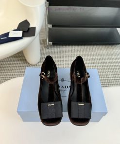 Top TierPrada 25 Year Early Spring New Collection Coarse Custom Shoes Women's Shoes Round Heade 35nt4y0q