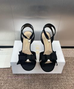 J'ADIOR Tassel Woven Women's Shoes Dior 2024 Spring/summer Fashion Show New Adiorble High-heele q3iomr4x