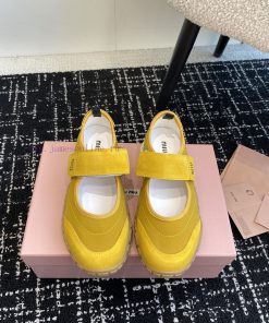 Purchasing GradeMiuMiu 25ss Spring/Summer New Edition Mary Jane Biscuit Shoes Casual Sports Sho 1poztnth