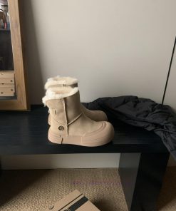 UGG Gucci Button MartinPurchasing Grade 2024 Autumn And Winter New British Style Short Boots Ma 635eibof
