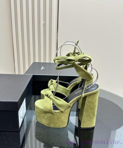 Saint Laurent YSL's Flagship Waterproof Platform Hate High Strap Sandals Are High-end Customize nemya8bk