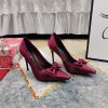 New Release - Top DG2024 Official Website Synchronizes New Bow Decoration High Heels Single Sho 72smpjid