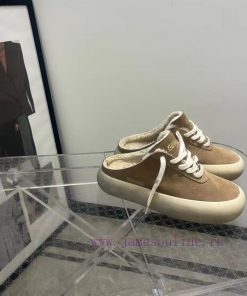 Long Term Production Of Goods Order InquiryBrown Half Slipper Bread Shoes With Top-notch Fur Lo budoxqqc