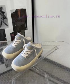 Long Term Production Of Goods Order InquiryGrey Half Mop Bread Shoes With Top-notch Fur Lining loosu9jn