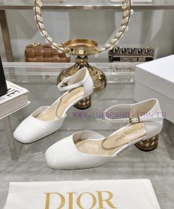 Dior 2025 Early Spring New Rhodes Series Irregular Heel Empty Women's Sandals Star With The Sam u3duuvzh