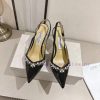 JIMMY CHOO 2025 Summer Hot Item Pointed Rhinestone High Heels SandalsSuitable For Any Occasion ckd7zka7