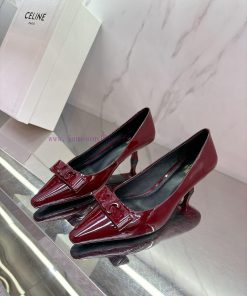 Celine 2025 Early Spring New Exquisite Pointed Cat Heel Shoes With A Queen's Style With A High- 5wi9xuow