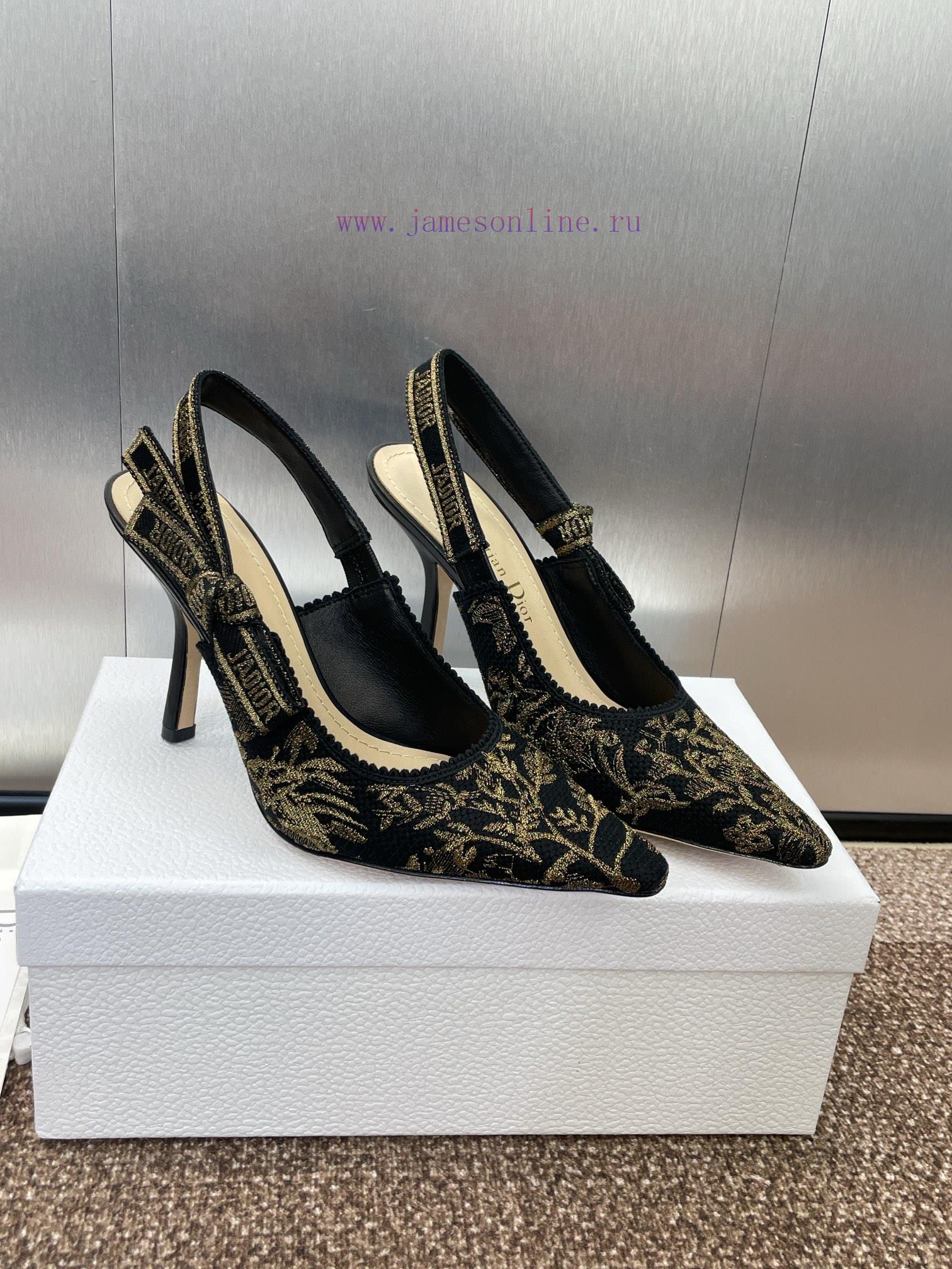 J'ADIOR Woven Back Empty Sandals Dior 2025 Spring/Summer Latest Colors Macrame Jacquard Embroid 3t6dssiq - Image 3