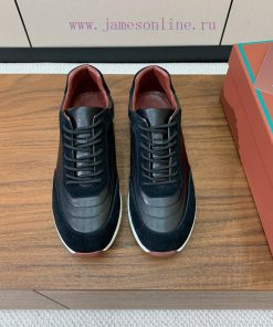 Loro Piana Couple's Casual Sports Shoes Are Simple And Stylish With A Cowhide Suede Upper And S pui1h7y4