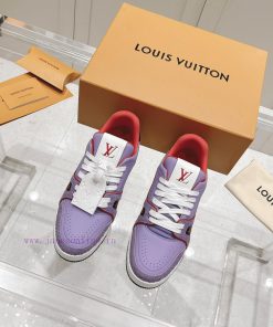 LV New Color Trainer Men's Model LaunchedColorful Deer Skin With Vibrant ColorsAll 4 Colors Loo 2t3ls3x7