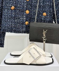 Luoyiwei/LOEWE's Latest Popular Product25s Early Spring Series Cross SlippersHighly Recommended wqizpezz