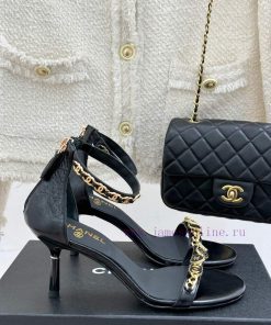 Chanel | Chanel 25C Early Spring New Product Double C Chain High Heel SandalsChanel's Collectio okd2oloq