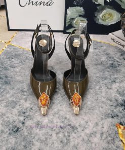 New Release - YSL Top Level2025 New Shoe Headset With Diamond Decorative Wine Glass And Sandals dl35zufz