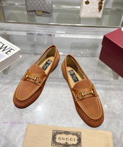 The 35-42 Gucci Loafers Are Crafted With Blue GG Gucci Denim Fabric Adding A Touch Of Brillianc cocui18z