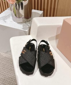 Miumiu's New Woven Cross Sandals For Spring And Summer 25 Are So Comfortable Right Love It! Bo ph19y8ob