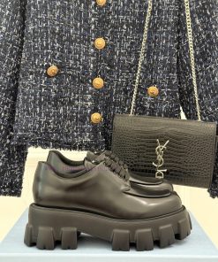 Top VersionPrada/Prada Classic Triangle Logo Thick Soled Sponge LoafersThe New Thick Soled Loaf bk4vkctw