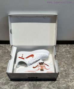Top Customized Nike Air Force 1 Low Top All White Nezha: The Magic Child Roars In The Sea. The mjj9gyy4