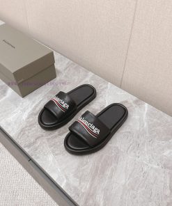 Balenciaga ｜𝐒𝐒 𝐧𝐞𝐰 Balenciaga's New Couple's Thick Soled SlippersTop Tier Super Popular Balenci 1tulttty