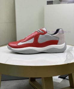 Prada Top Edition SneakersImported Fly Woven Fabric With Stitched Patent Leather On The UpperSh 5xb20ku1