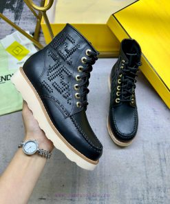 This Lace Up And Ankle Boot Jointly Created By Fendi And Red Wing Features The Iconic Loafers T mgaxhju3