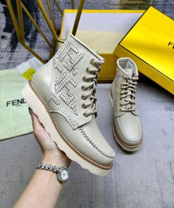 This Lace Up And Ankle Boot Jointly Created By Fendi And Red Wing Features The Iconic Loafers T vn0v2x9i