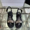 Dior 25ss Spring/Summer New IVIETA DWAY Flat Flat One Word Slippers SandalsOriginal Development 60psjogv