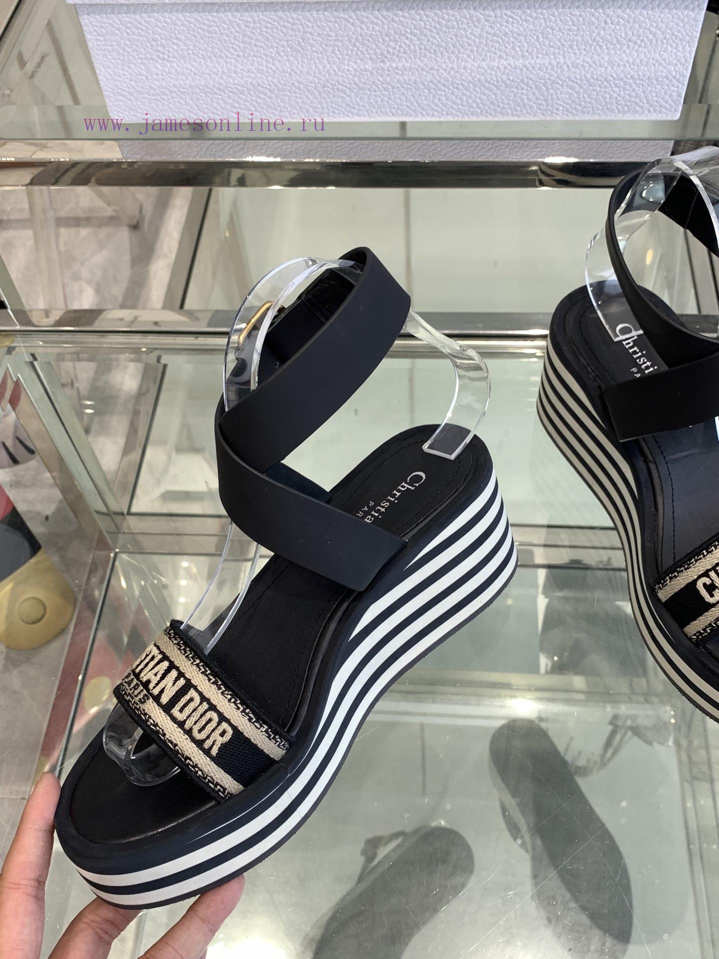 Dior 25ss Spring/Summer New IVIETA DWAY Flat Flat One Word Slippers SandalsOriginal Development 60psjogv - Image 4