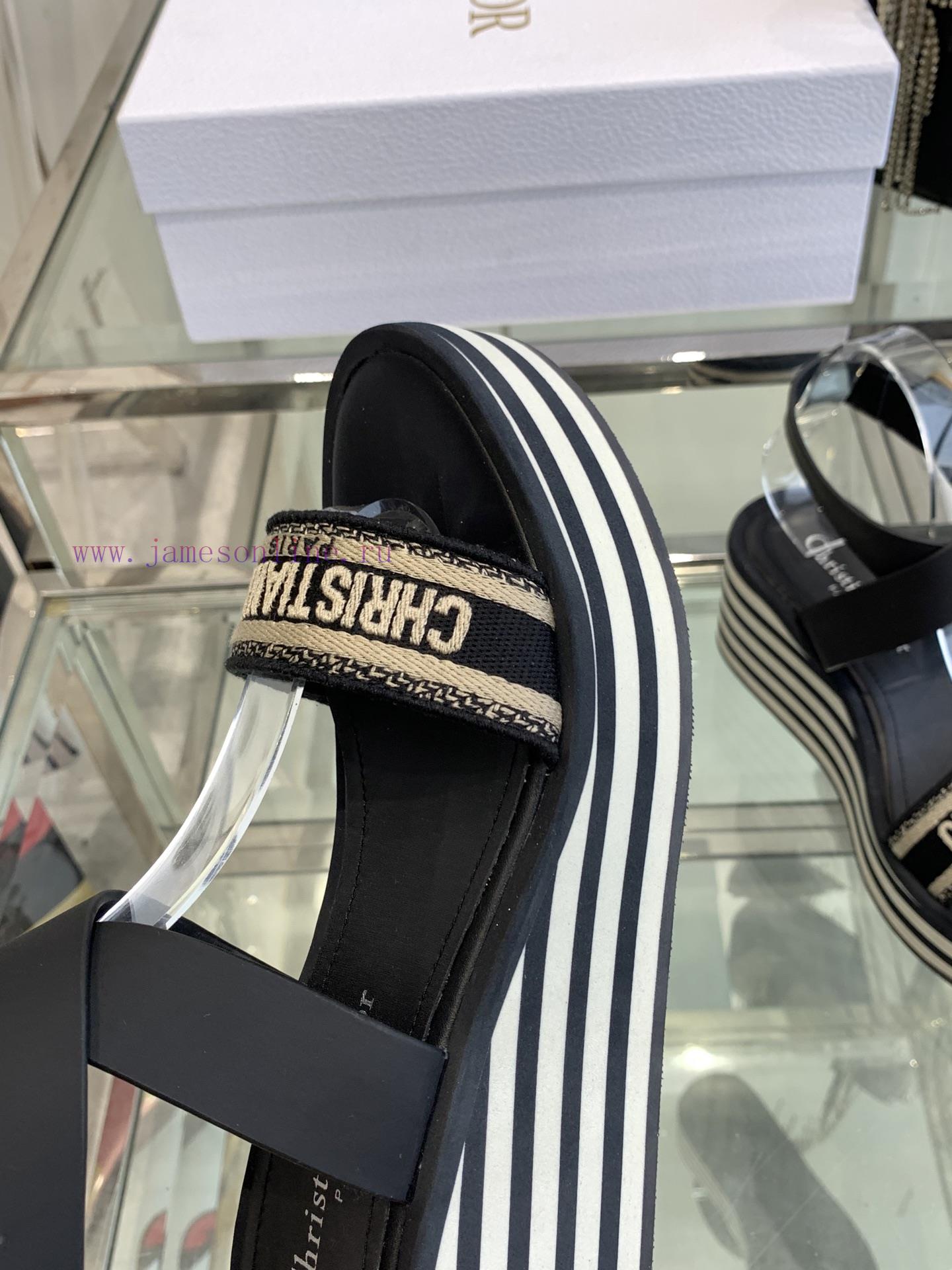 Dior 25ss Spring/Summer New IVIETA DWAY Flat Flat One Word Slippers SandalsOriginal Development 60psjogv - Image 6