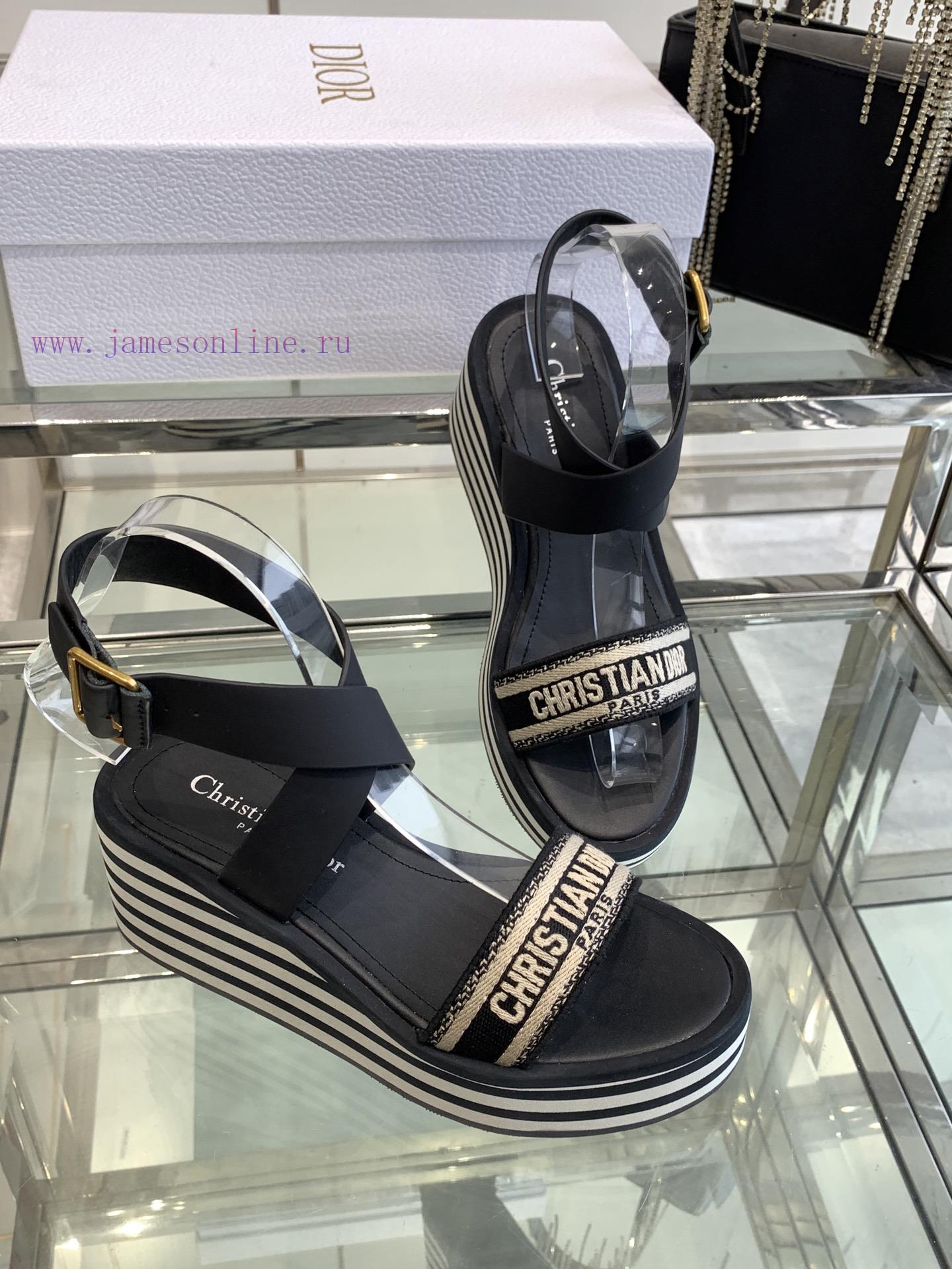 Dior 25ss Spring/Summer New IVIETA DWAY Flat Flat One Word Slippers SandalsOriginal Development 60psjogv - Image 7