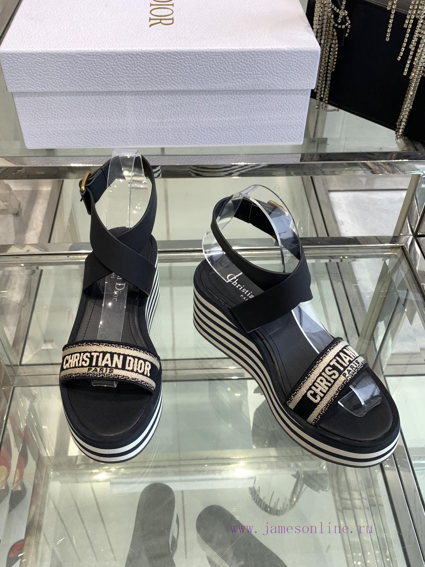Dior 25ss Spring/Summer New IVIETA DWAY Flat Flat One Word Slippers SandalsOriginal Development 60psjogv - Image 10