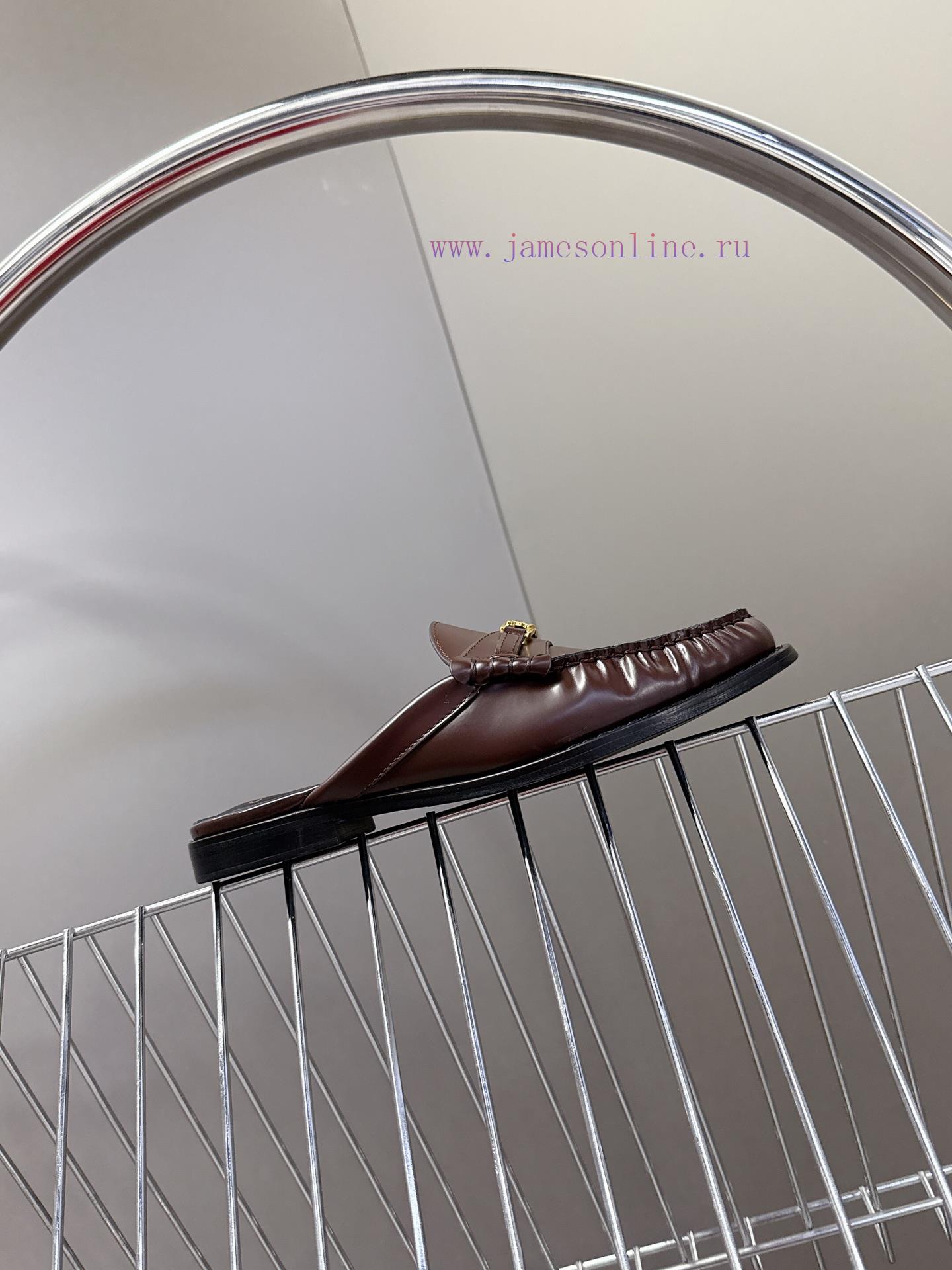 CELINE Sillin Lefu Shoes Caesar Door Buckle Series Casual Small Leather Shoes Are Super Super I i33m1lli - Image 6