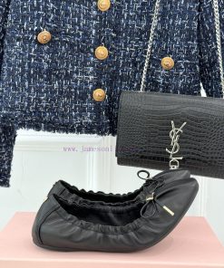 Ferragamo/Ferragamo 25AW Early Spring New ProductBow Flat BalletFashionable And Versatile Essen jd9ae8gd
