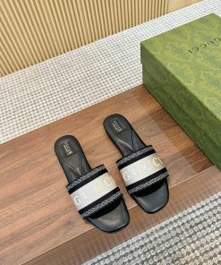 Embroidered Gucci Home 2 New Flat Heel One Line Dragging Long Term Production Recommended To Me z0fllm2s