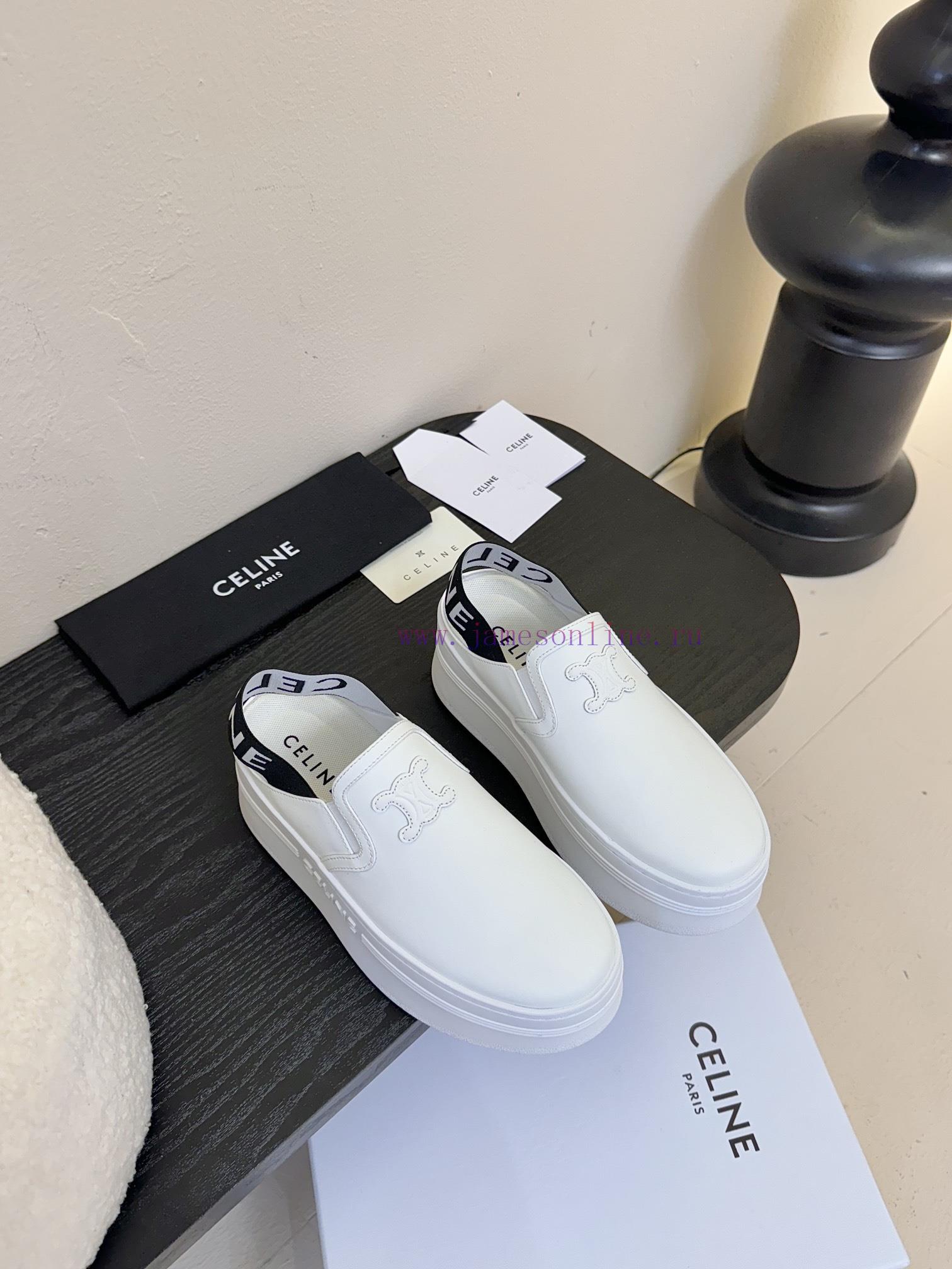 CELINE Spring And Summer Thick Soled White Shoes With A Light Luxury Style Are Popular Among Ce a4586ad4 - Image 2