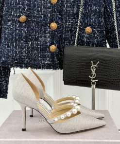 Jimmy Choo | Zhou Yangjie's Classic Pearl Pointed High HeelsOur JC Family Always Maintains Supe usc7cx1d