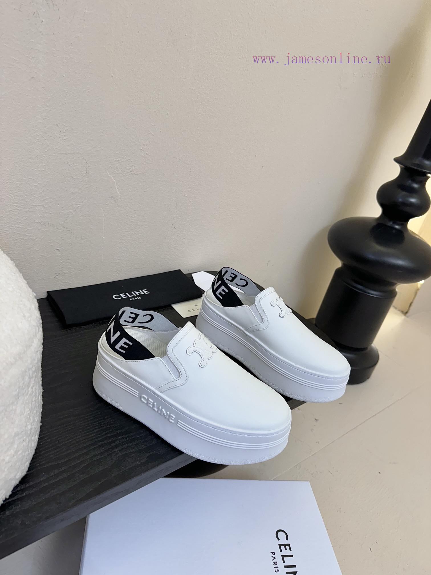 CELINE Spring And Summer Thick Soled White Shoes With A Light Luxury Style Are Popular Among Ce a4586ad4 - Image 3