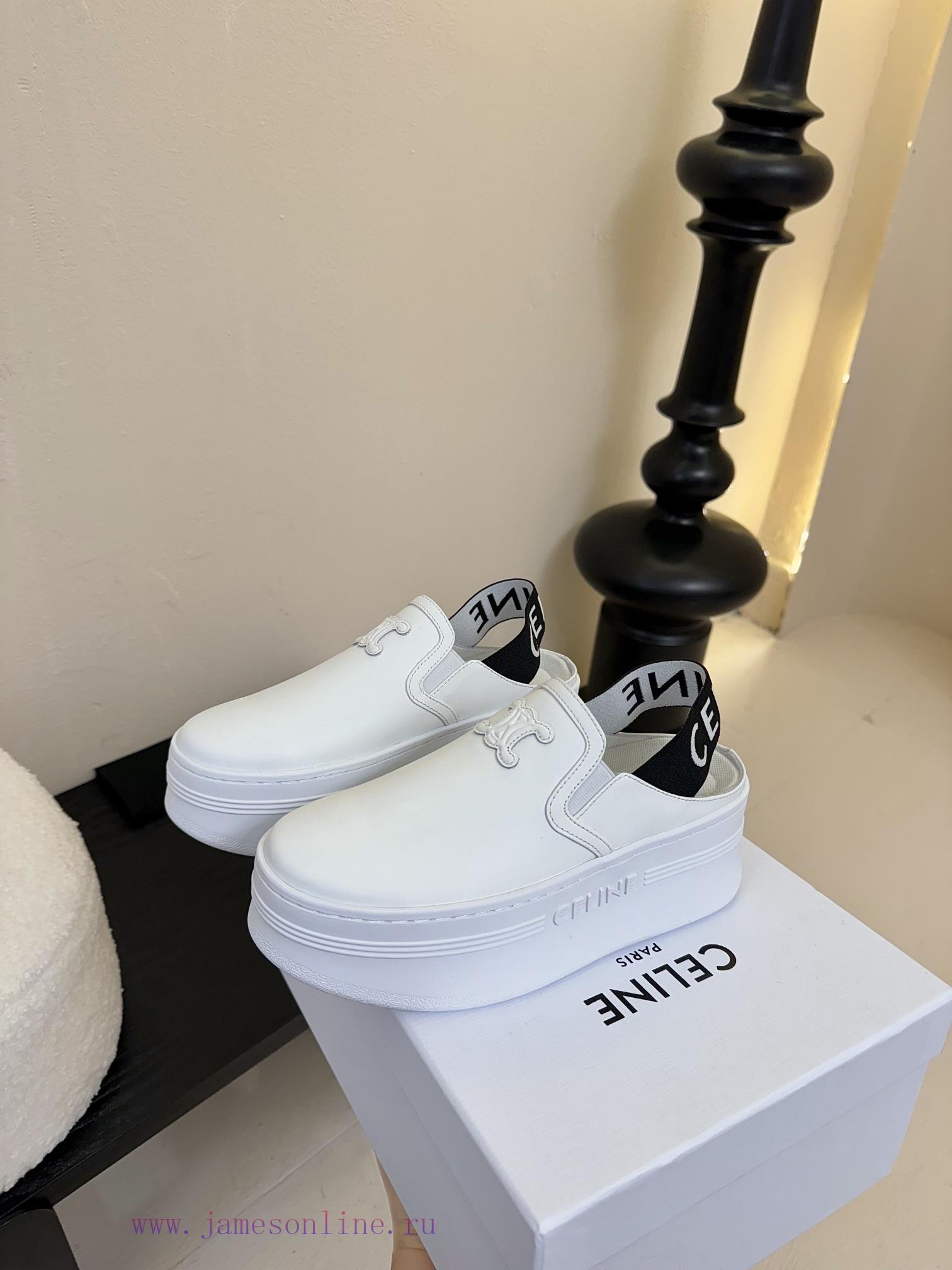 CELINE Spring And Summer Thick Soled White Shoes With A Light Luxury Style Are Popular Among Ce a4586ad4 - Image 6