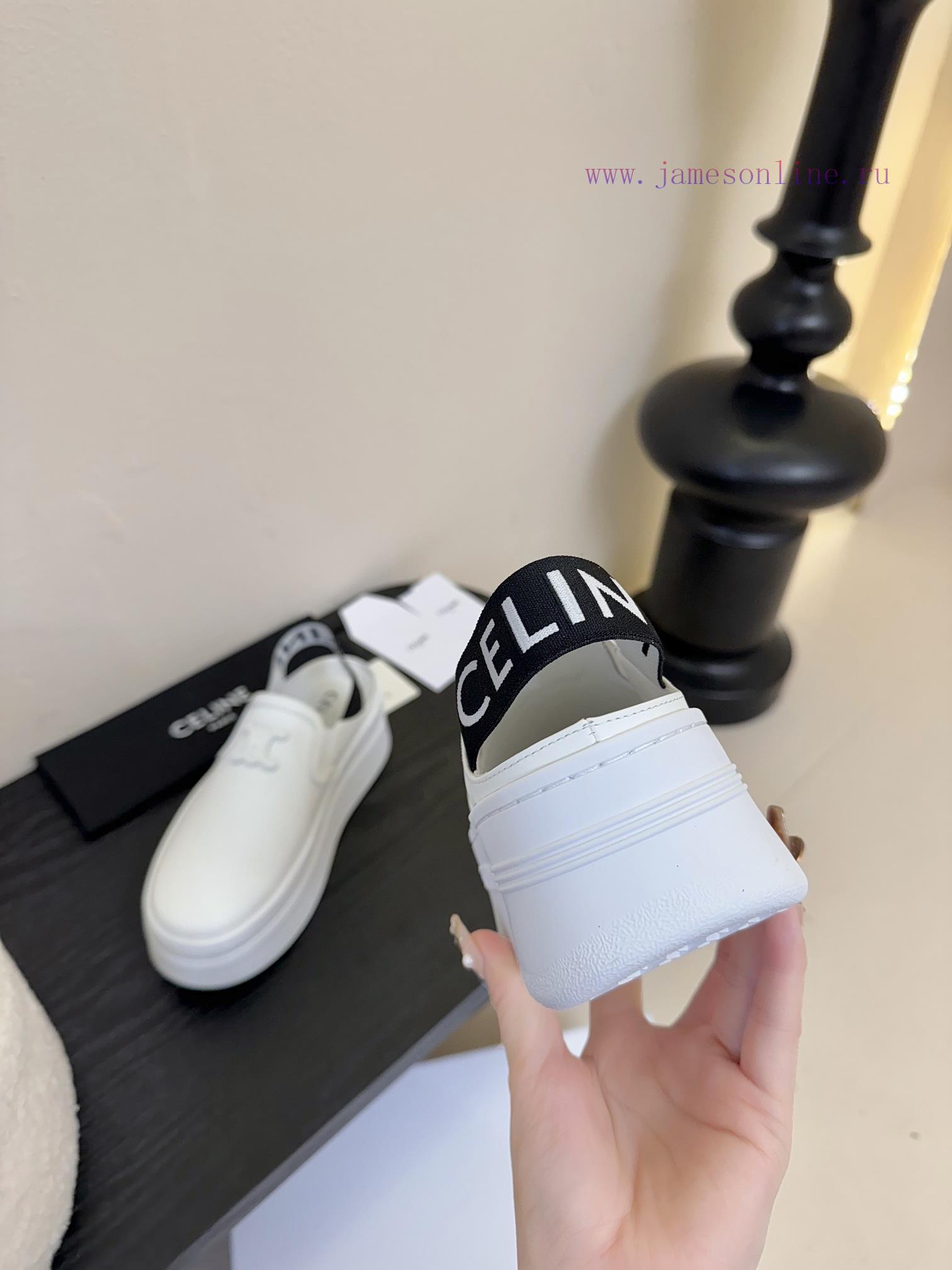CELINE Spring And Summer Thick Soled White Shoes With A Light Luxury Style Are Popular Among Ce a4586ad4 - Image 8